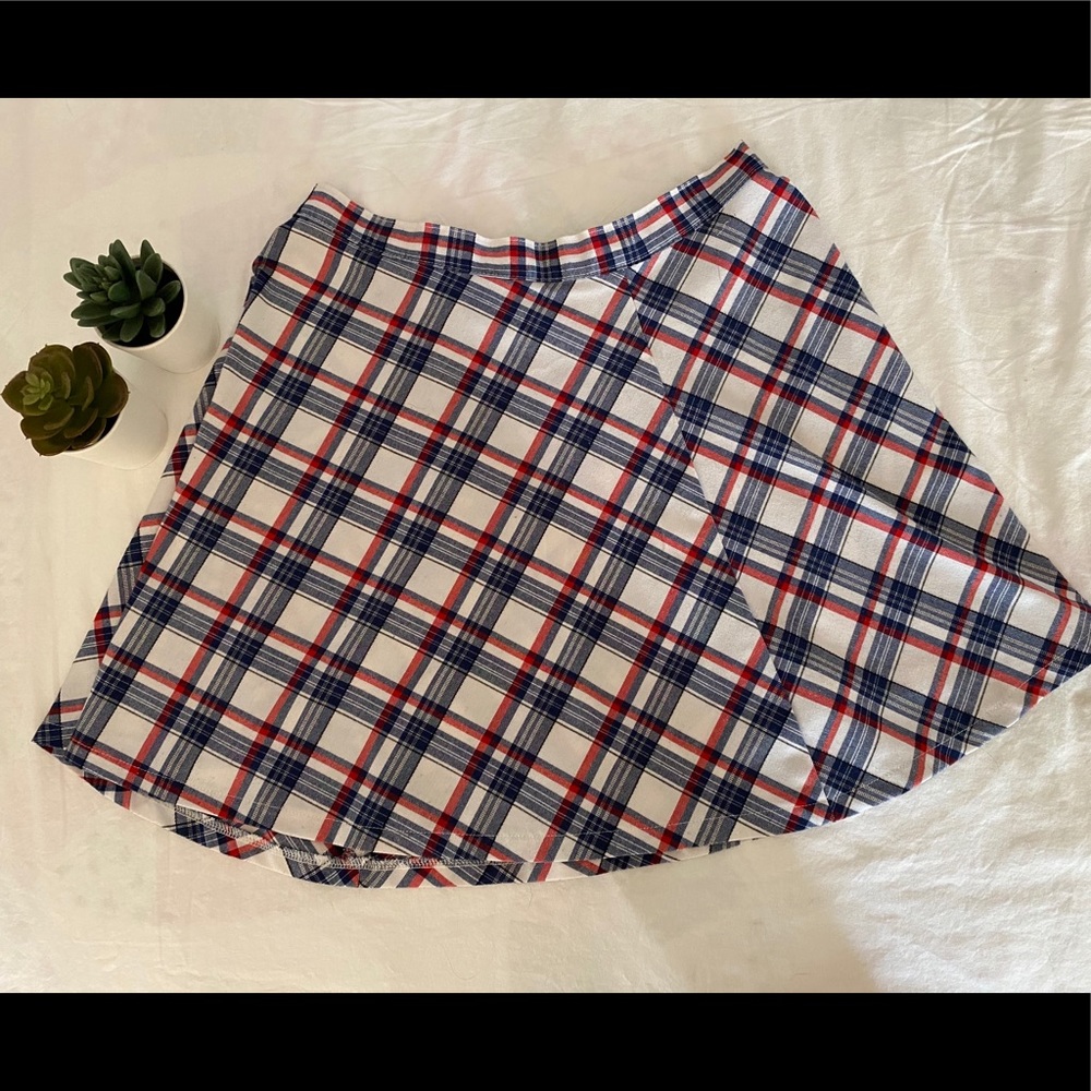 American Apparel Plaid Circle Skirt~~